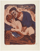 Otto Dix. Sailor and Girl (Matrose und Mädchen). 1923