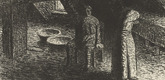 Ernst Barlach. The Guilty Woman (Die Schuldbewußte) from The Dead Day (Der tote Tag). (1910-11, published 1912)