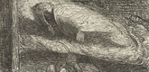 Ernst Barlach. Dreaming Youth (Träumender Jüngling) from The Dead Day (Der tote Tag). (1910-11, published 1912)