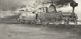 Lyonel Feininger. The Old Locomotive. 1906