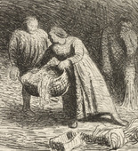 Ernst Barlach. The Cradle (Die Wiege) from The Dead Day (Der tote Tag). (1910-11, published 1912)