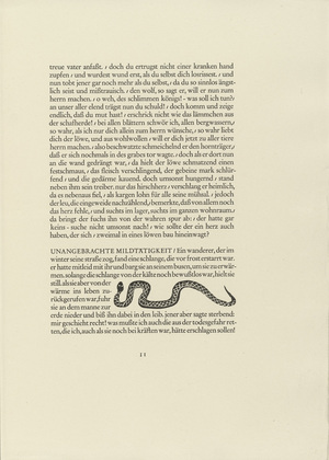 Gerhard Marcks. Snake (Schlange) (in-text plate, page 11) from Tierfabeln des Aesop (Aesop's Fables). (1950, print executed 1949-50)