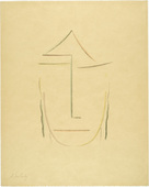 Alexei Jawlensky. Head I (Kopf I) from the portfolio Heads (Köpfe). (1922)