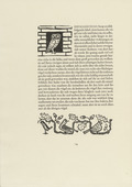 Gerhard Marcks. Owl (Eule) and Birds II (Vögel II) (headpiece and in-text plate, page 14) from Tierfabeln des Aesop (Aesop's Fables). (1950, print executed 1949-50)