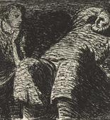 Ernst Barlach. Higher Instruction (Hohe Unterweisung) from The Dead Day (Der tote Tag). (1910-11, published 1912)