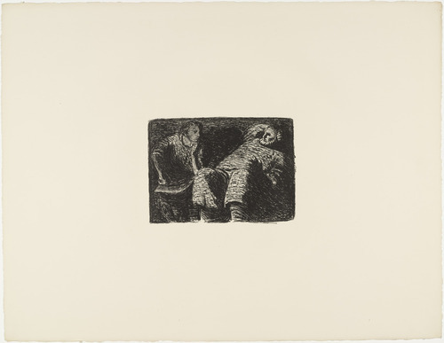 Ernst Barlach. Higher Instruction (Hohe Unterweisung) from The Dead Day (Der tote Tag). (1910-11, published 1912)