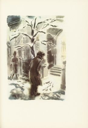 George Grosz. Untitled (plate facing page 169) from The Voice of the City and Other Stories. 1935 (drawings executed 1933/34)