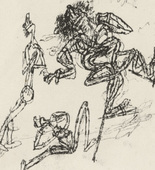 Paul Klee. Tragedy on Stilts (Tragödie auf Stelzen). 1912