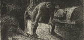 Ernst Barlach. The Gobblin (Der Alb) from The Dead Day (Der tote Tag). (1910-11, published 1912)