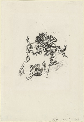 Paul Klee. Tragedy on Stilts (Tragödie auf Stelzen). 1912