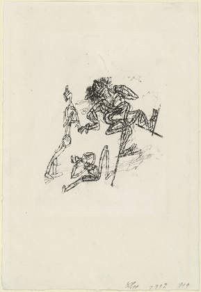 Paul Klee. Tragedy on Stilts (Tragödie auf Stelzen). 1912