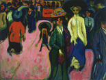 Ernst Ludwig Kirchner. Street, Dresden. 1908 (reworked 1919; dated on painting 1907)