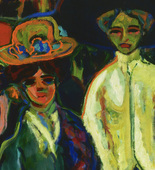 Ernst Ludwig Kirchner. Street, Dresden. 1908 (reworked 1919; dated on painting 1907)