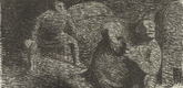 Ernst Barlach. Desperate Gobblin (Verzweifelter Alb) from The Dead Day (Der tote Tag). (1910-11, published 1912)