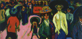 Ernst Ludwig Kirchner. Street, Dresden. 1908 (reworked 1919; dated on painting 1907)