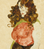 Egon Schiele. Prostitute (Dirne). 1912
