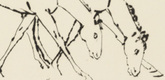 Renée Sintenis. Two Colts Grazing (Zwei Fohlen, grasend). (c. 1919)