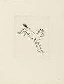 Renée Sintenis. Kicking Colt (Springendes Fohlen). (c. 1923)