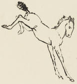Renée Sintenis. Kicking Colt (Springendes Fohlen). (c. 1923)