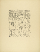 George Grosz. Texas Picture for My Friend Chingachgook (Texasbild für meinen Freund Chingachgook) from The First George Grosz Portfolio (Erste George Grosz-Mappe). (1915-16, published 1916-17)