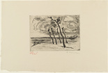 Heinrich Nauen. Landscape (Landschaft). (1909)