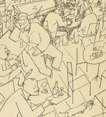 George Grosz. Joint (Kaschemme) from The First George Grosz Portfolio (Erste George Grosz-Mappe). (1916, published 1916-17)