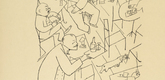 George Grosz. Joint (Kaschemme) from The First George Grosz Portfolio (Erste George Grosz-Mappe). (1916, published 1916-17)