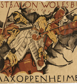 Max Oppenheimer (MOPP). Quartet Poster (Quartett Plakat). 1915