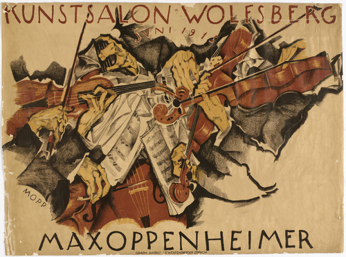 Max Oppenheimer (MOPP). Quartet Poster (Quartett Plakat). 1915