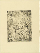 Carl (Carlo) Mense. Good Friday (Karfreitag) from the periodical in portfolio form Die Schaffenden, vol. 1, no. 4. (1919)