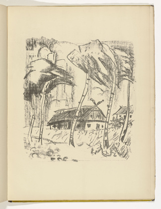 Max Pechstein. Untitled (plate, facing page 16) from Die Samländische Ode (The Samland Ode). 1918 (executed 1917)