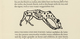 Gerhard Marcks. Dog (Hund) (in-text plate, page 17) from Tierfabeln des Aesop (Aesop's Fables). (1950, print executed 1949-50)