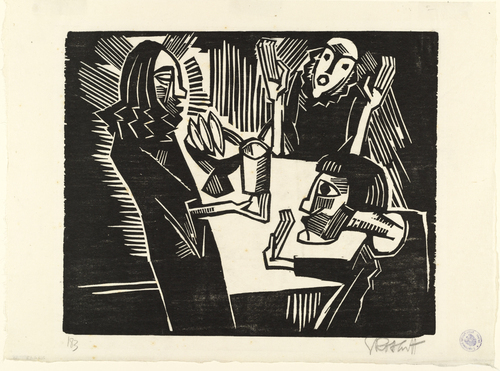 Karl Schmidt-Rottluff. Emmaus. (1918)