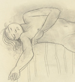 Karl Hofer. Reclining Nude. (c. 1948)