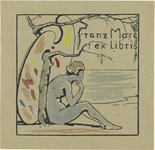 Franz Marc. Book Plate Franz Marc II (Ex Libris Franz Marc II). (1905)