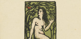 Franz Marc. Bookplate Daniel Pesl I (Exlibris Daniel Pesl I). (1901)