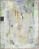 Paul Klee. Vocal Fabric of the Singer Rosa Silber. 1922