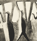 Rolf Nesch. Freihafen Bridge (Freihafenbrücke) from the series Hamburg Bridges (Hamburger Brücken). (1932)