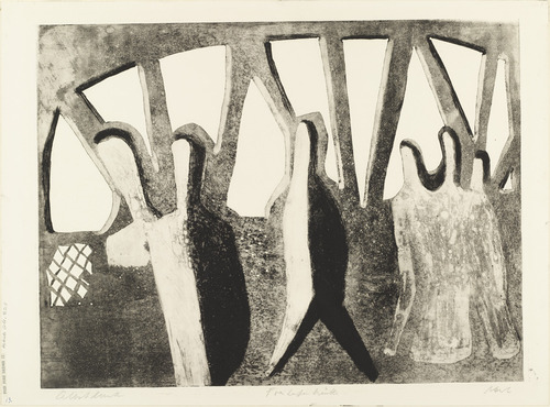 Rolf Nesch. Freihafen Bridge (Freihafenbrücke) from the series Hamburg Bridges (Hamburger Brücken). (1932)