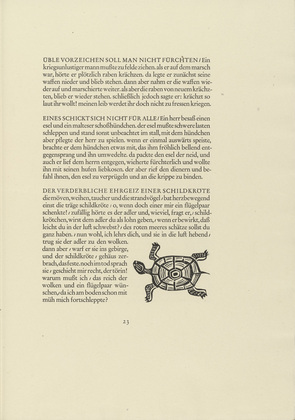 Gerhard Marcks. Tortoise (Schildkröte) (in-text plate, page 23) from Tierfabeln des Aesop (Aesop's Fables). (1950, print executed 1949-50)