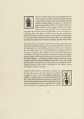 Gerhard Marcks. Cicada (Zikade) and Ant (Ameise) (in-text plates, page 28) from Tierfabeln des Aesop (Aesop's Fables). (1950, print executed 1949-50)