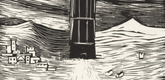 Gerhard Marcks. Tower of Babel (Turm zu Babel) (plate, page 13) from The Tower of Babel. 1957 (print executed 1956)