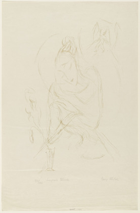 Georg Ehrlich. Singing Blind Woman (Singende Blinde). unknown