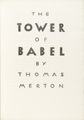 Gerhard Marcks. The Tower of Babel. 1957 (prints executed 1956-1957)