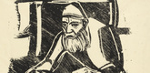 Christian Rohlfs. Return of the Prodigal Son (Rückkehr des verlorenen Sohnes) from the annual portfolio of the Alliance for the Advancement of German Art (Verbindung zur Förderung deutscher Kunst). (1916, published 1931)