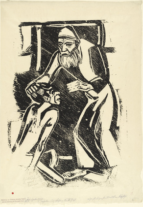 Christian Rohlfs. Return of the Prodigal Son (Rückkehr des verlorenen Sohnes) from the annual portfolio of the Alliance for the Advancement of German Art (Verbindung zur Förderung deutscher Kunst). (1916, published 1931)
