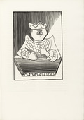 Gerhard Marcks. The Leader (Der Anführer) (plate, page 17) from The Tower of Babel. 1957 (print executed 1956)