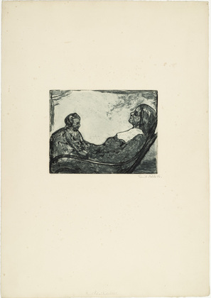 Emil Nolde. In the Rocking Chair (Im Schaukelstuhl). 1906