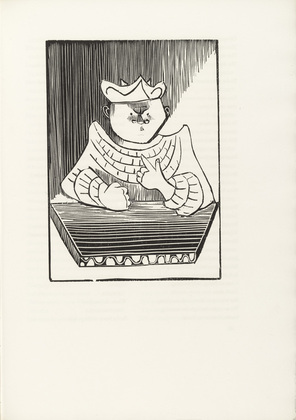 Gerhard Marcks. The Leader (Der Anführer) (plate, page 17) from The Tower of Babel. 1957 (print executed 1956)