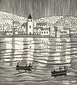 Gerhard Marcks. The City of God (Die Stadt Gottes) (plate, page 23) from The Tower of Babel. 1957 (print executed 1956)